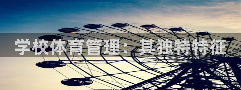 必一体育运动app：学校体育管理：其独特特征